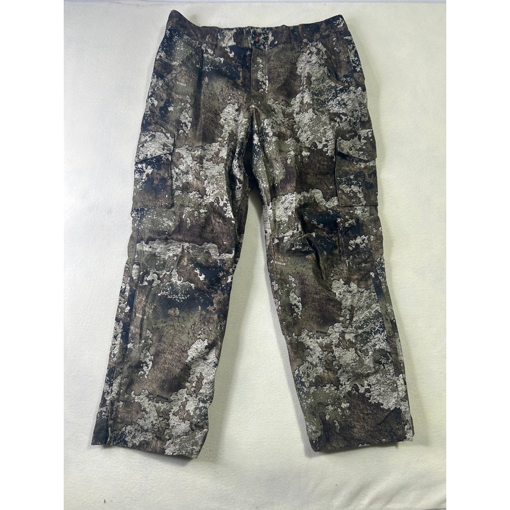 TrueTimber Strata Camo Cargo Hunting Pants Mens 40x30 Tactical Outdoor Trousers